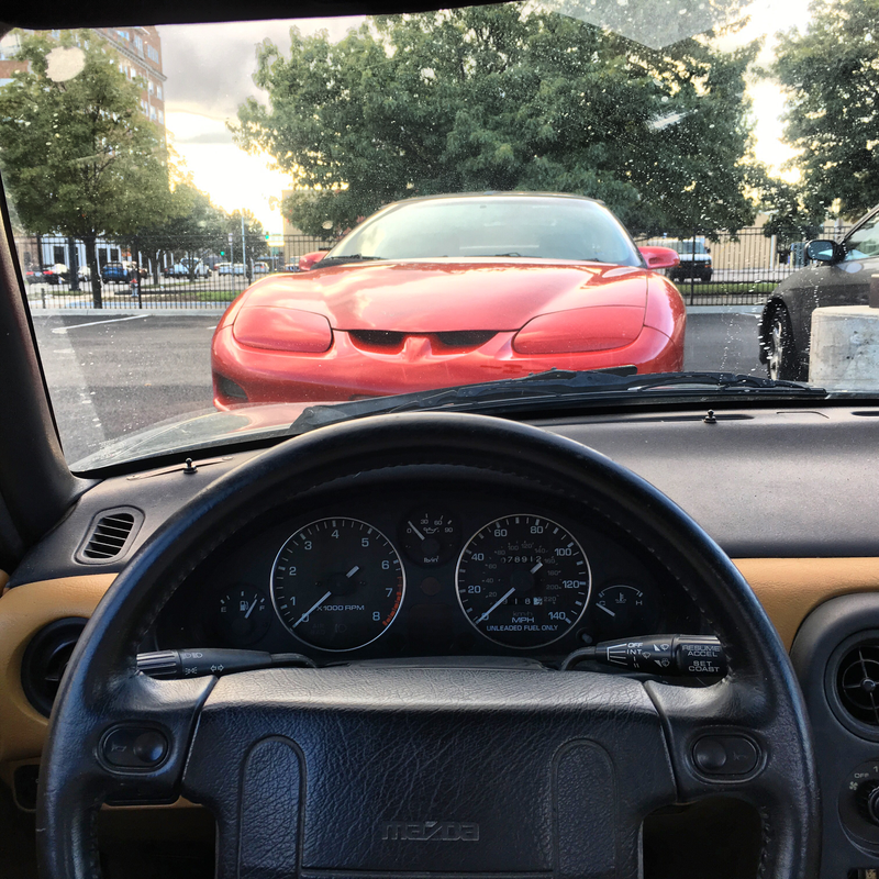 Illustration for article titled Went and got the Miata out of the garage.